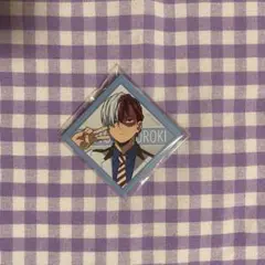 ヒロアカ トレーディングひし形缶バッジ CAMERA!! 轟焦凍