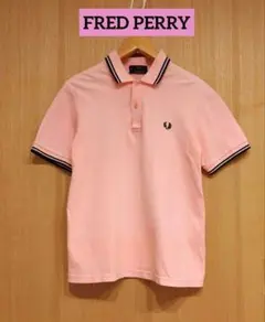 ✿FRED PERRY✿ポロシャツ　ピンク　イギリス製　38サイズ