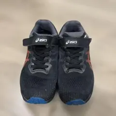 ASICS キッズスニーカー 黒 21センチ