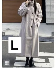 スタンドカラーフェイクウールコート[k9048x]