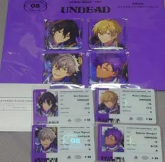 【あんスタ】 UNDEAD TRIP スクエア缶バッジ・ID風カード 特典
