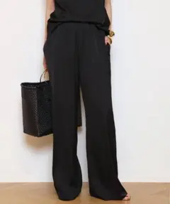 Prime wool harem パンツ ブラックsize36 - メルカリ