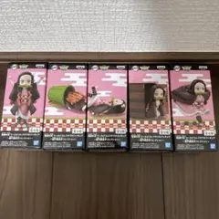 【新品未開封】鬼滅の刃 ワールドコレクタブルフィギュア　竈門禰豆子 5体セット