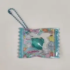 サンリオ　グミチュアチャーム　GUMMY　ハンギョドン　キーホルダー　ミニポーチ