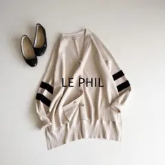 LE PHIL ルフィル ボーダーニット ハイネックニット フリーサイズ