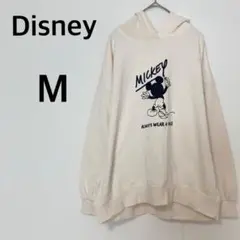 ディズニー Disney フーディーパーカー 【M】ミッキーマウス クリーム