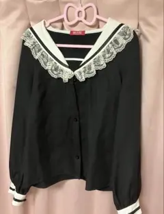 MA*RS レース付きセーラー襟ブラウス