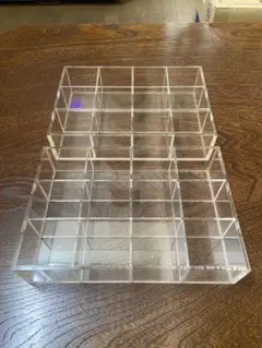 アクリル コレクションボックス 12仕切り２個セット