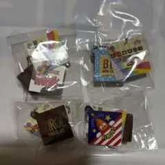 チロルチョコ マスコット キーホルダー 4点セット