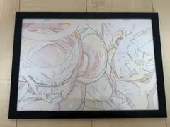 ドラゴンボール　メモリアル原画アート　孫悟空　フリーザ