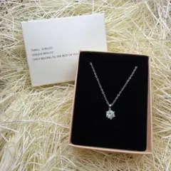 2ct モアサナイト 一粒 ネックレス 六爪 プラチナ 仕上げ 高級感 シルバー