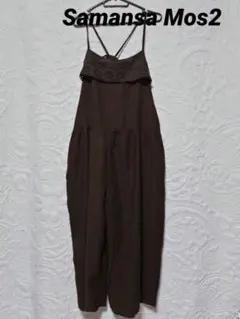 Samansa Mos2　サマンサモスモス　スカラップレースキャミサロペット