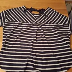 コムサイズム レディース半袖ボーダートップス11号