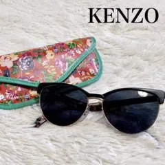 美品 KENZO ケンゾー コンビフレーム フルリム ウェリントン サングラスのサムネイル