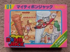 ファミコンソフト　マイティボンジャック TECMO 箱説明書有 動作確認済