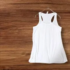 BELLA ホワイト タンクトップ XS ヨガ