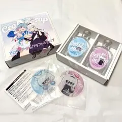 ブルーアーカイブ　アロナとプラナのクラフトシロップ　空き瓶　アクリルコースター
