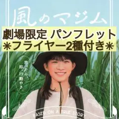 ★丁寧梱包★ 映画 風のマジム 新品未読 パンフレット & フライヤー2種類付き