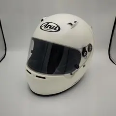 未使用級 62cm Arai GP-5x フルフェイスヘルメット ホワイト - メルカリ