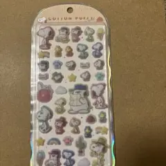 正規品 COTTON PUFFY シール スヌーピー　定価割れ