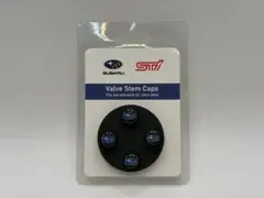 SUBARU バルブキャップ 4個セット ブラック 並行輸入のサムネイル