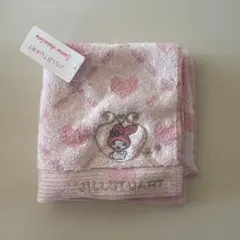 JILL STUART×サンリオ ホワイトハート タオルハンカチ マイメロ