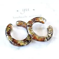 イヤーカフ　ホログラムべっ甲　キラキラ　大人可愛い　片耳　イヤリング　プチプラ