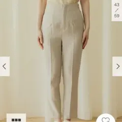 リネンライクハイウエストテーパードパンツ　sense of place