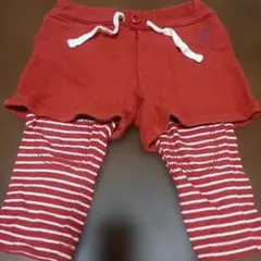 babyGap 赤 ショートパンツとレギンス 80cm