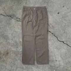 ベージュ チノパン コットン混紡