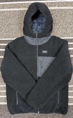 TAION／タイオン マウンテンリバーシブルダウン×ボアフーディ／M／ブラック