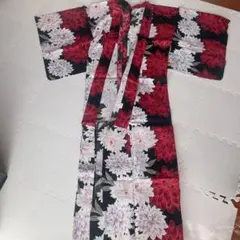 花柄浴衣・帯セット