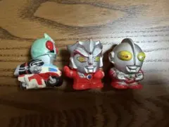 ウルトラマン・仮面ライダー ミニフィギュア 3体セット