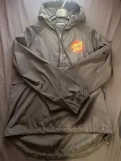 SANTA CRUZ フード付きナイロンジャケット ブラック