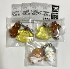 サンリオキャラクターズ　なかよしドロップチャーム　ポムポムプリン・キキララ