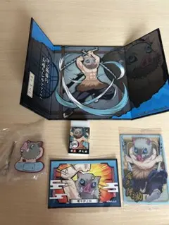 鬼滅の刃　伊之助　ウエハースカード等5点セット