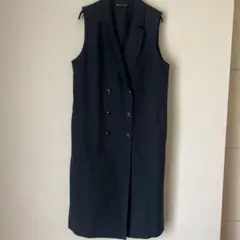 mizuiro ind ネイビー ダブルボタン ベストのサムネイル