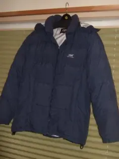 ベリーハンセン　ダウンジャケット　ネイビー　メンズM クリーニング済　難あり