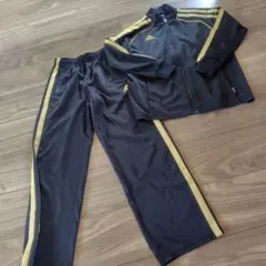 adidas ジャージセット 黒/金