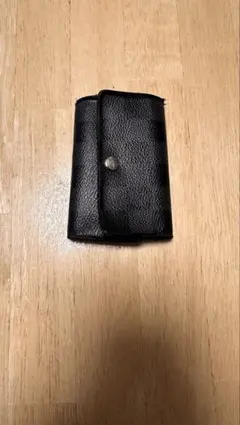 Louis Vuitton レザー ネイビー　キーケース