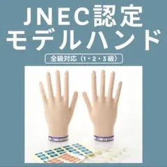 認定ハンドモデル　両手セット　JNEC 新品 未開封】JNEC認定モデルハンド 新品】JNEC ネイリスト技能