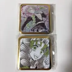 鬼滅の刃　ダイニング　スクエア缶バッジ　甘露寺蜜璃セット