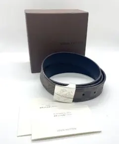 美品 ■ ルイヴィトン ■ ダミエ サンチュール ベルト 5穴 32インチ高級のサムネイル