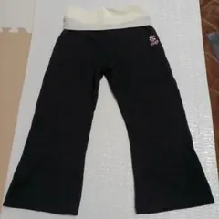 クラップ フィットネス ストレッチフレアパンツ 黒のサムネイル
