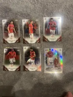 サッカー選手トレーディングカードセット