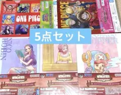ワンピース　一番くじ　 クリアファイル&ステッカーセット