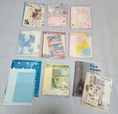 平成レトロ レターセット まとめ売り セット売り シール ファイル付き