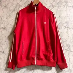 FRED PERRY フレッドペリー トラックジャケット 月桂樹 レッド S