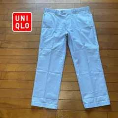 UNIQLO★シアサッカー コットンサマートラウザーパンツ♠︎サイズ91のサムネイル