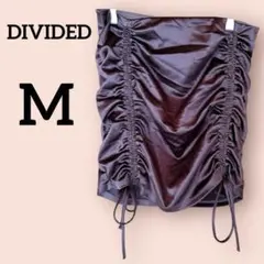 美品✨H &M DIVIDED 【M】ブラウン サテン　スカート